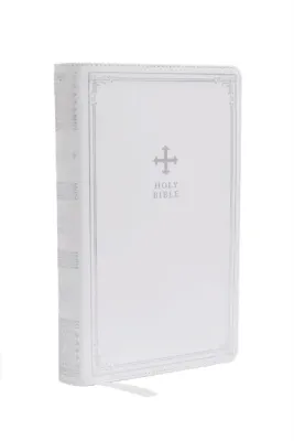 Anglais, Bible New Revised Standard Version catholique, similicuir, blanche