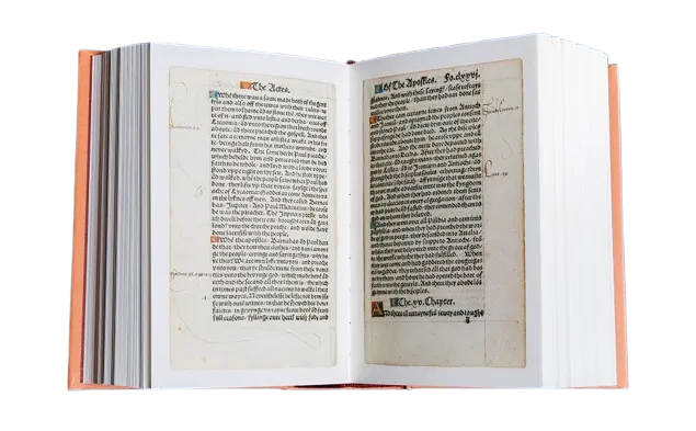 Anglais, Nouveau Testament Tyndale - The First English Bible