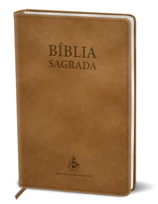 Bible Portugaisl Flexcover Taupe - 	Bíblia Sagrada: Versão Fácil de Ler