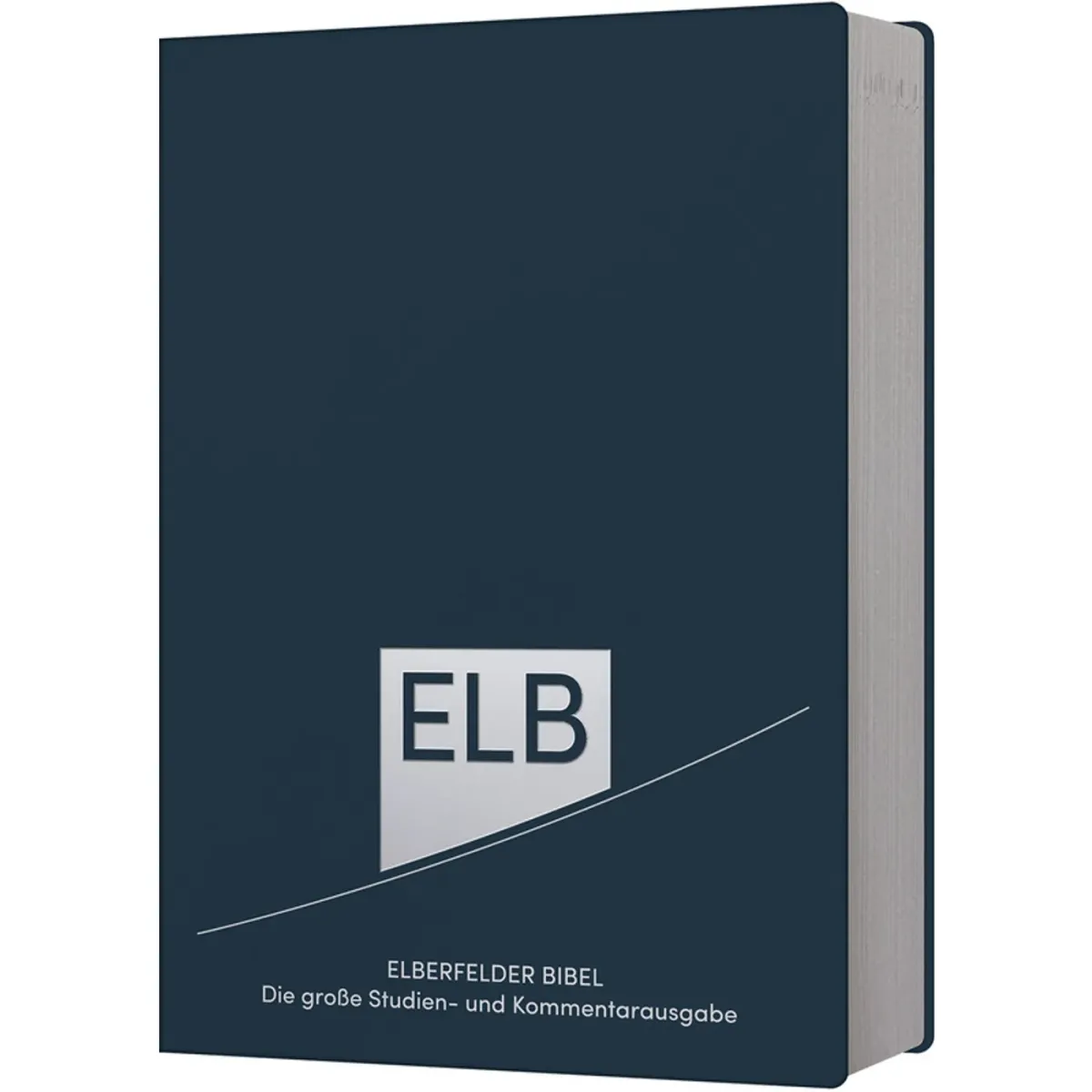 Elberfelder Bibel - Leder Blau mit Platinschnitt - Die große Studien- und Kommentarausgabe