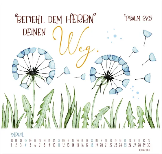 Gesegnet Tag für Tag - Posterkalender
