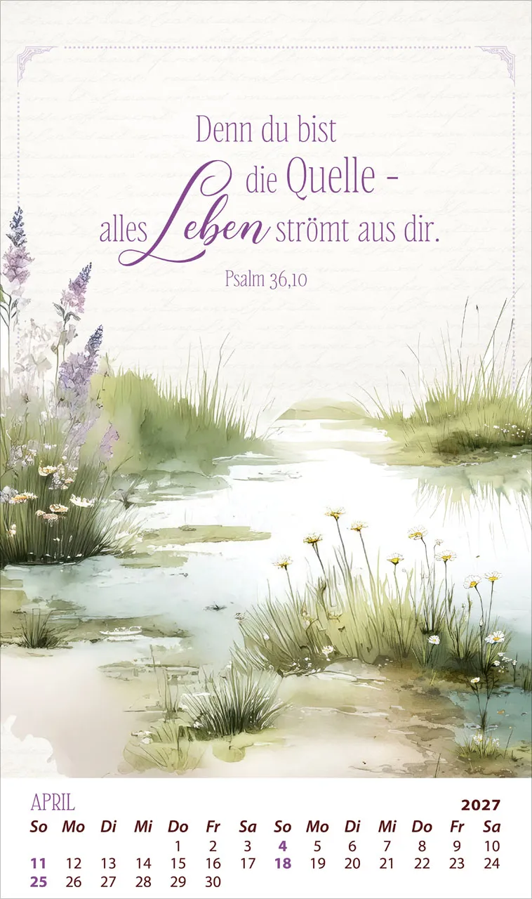 Die Kraft der Worte - Posterkalender