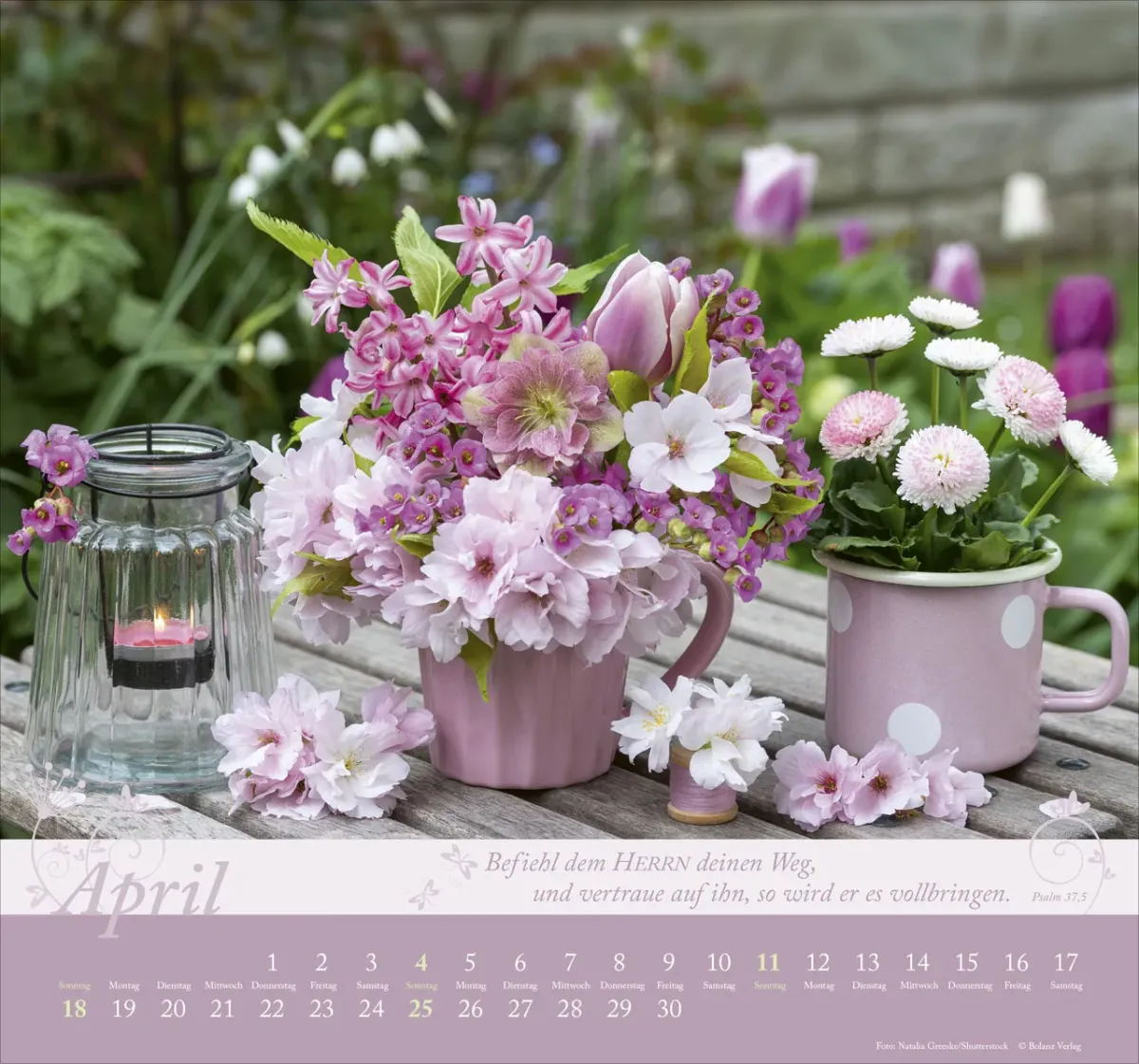 Im Garten zuhause - Wandkalender
