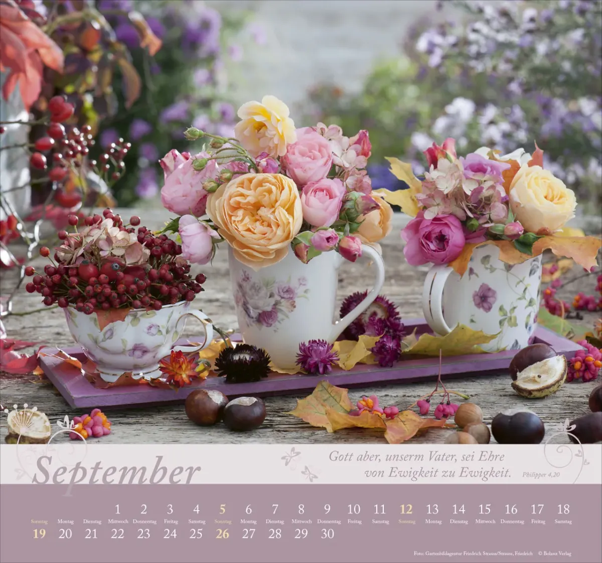 Im Garten zuhause - Wandkalender