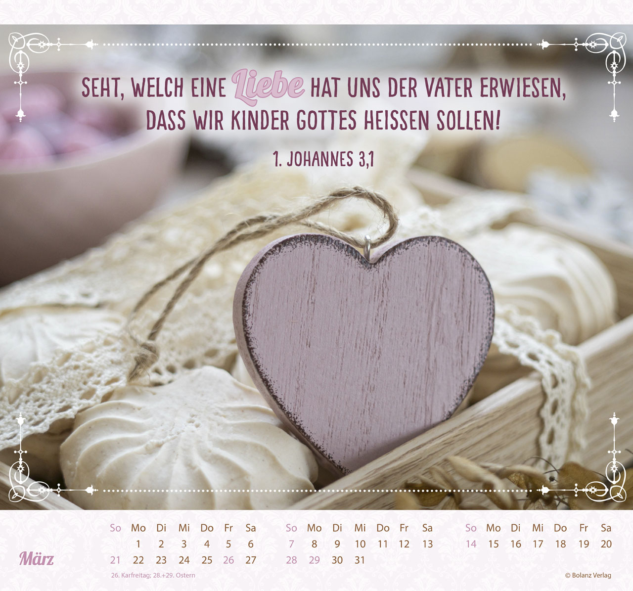 Am Anfang war das Wort - Wandkalender