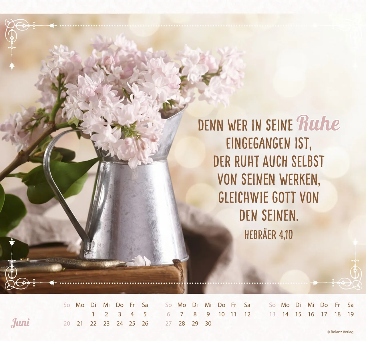 Am Anfang war das Wort - Wandkalender
