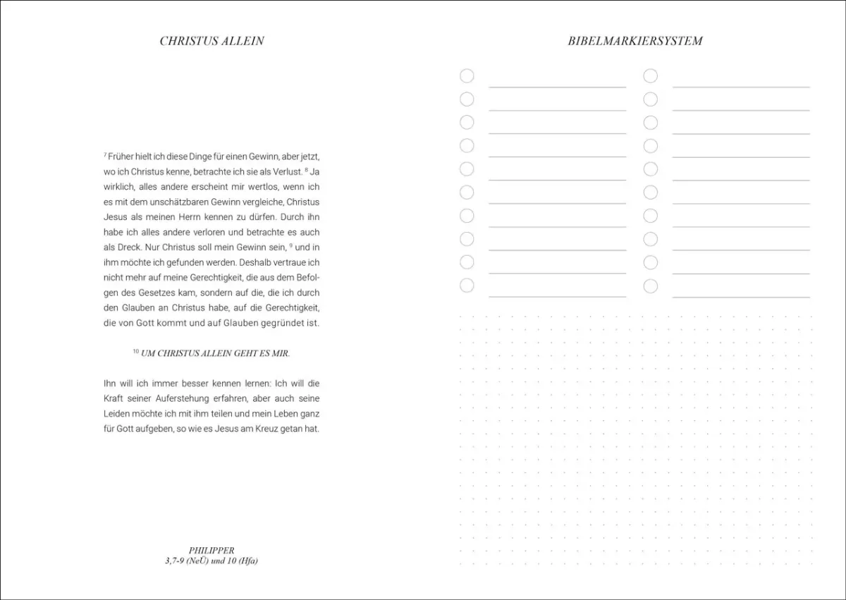 The Planner - Um Christus allein geht es mir - Journal 2027