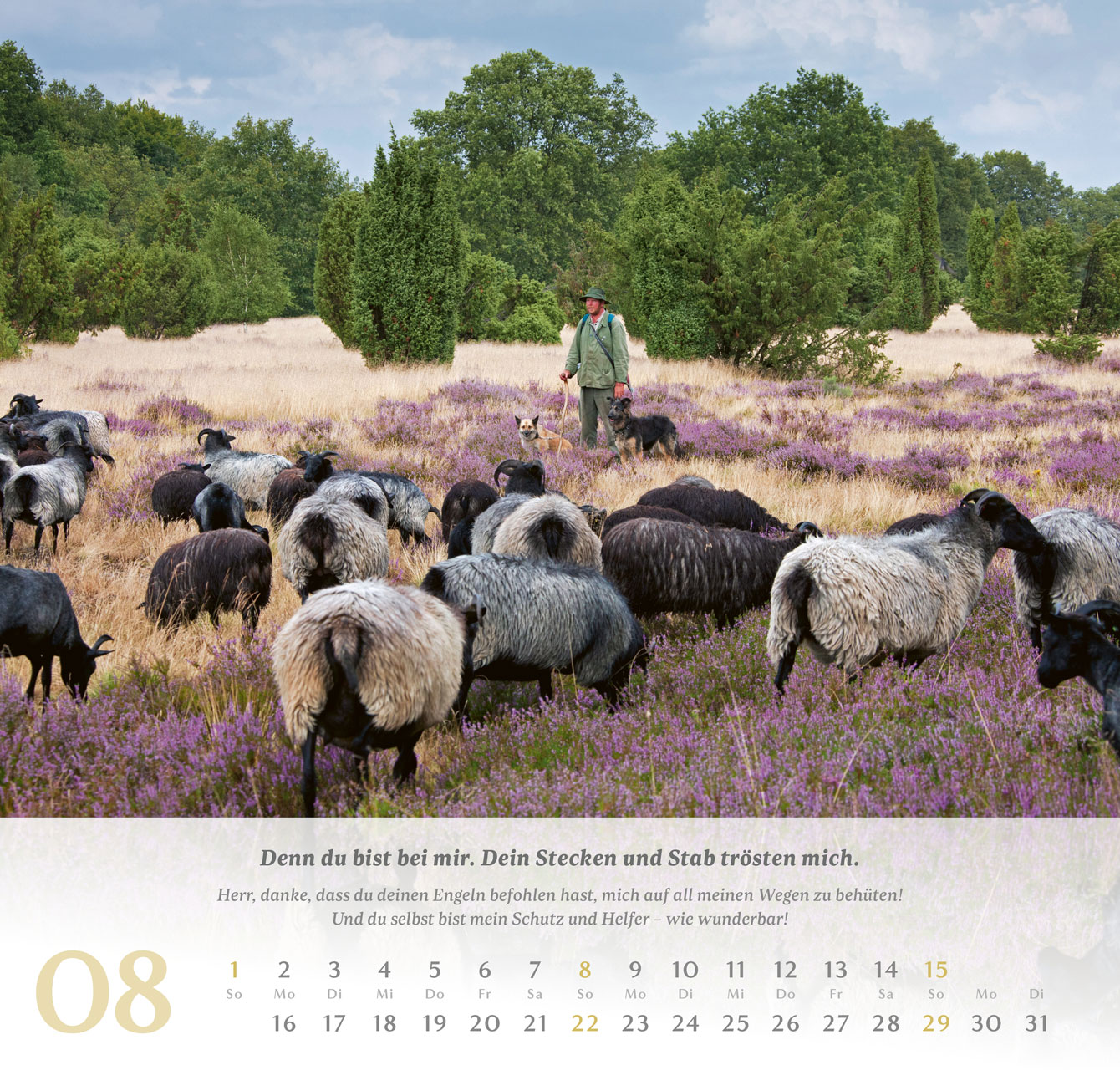 Psalm 23 - Der Herr ist mein Hirte - Wandkalender