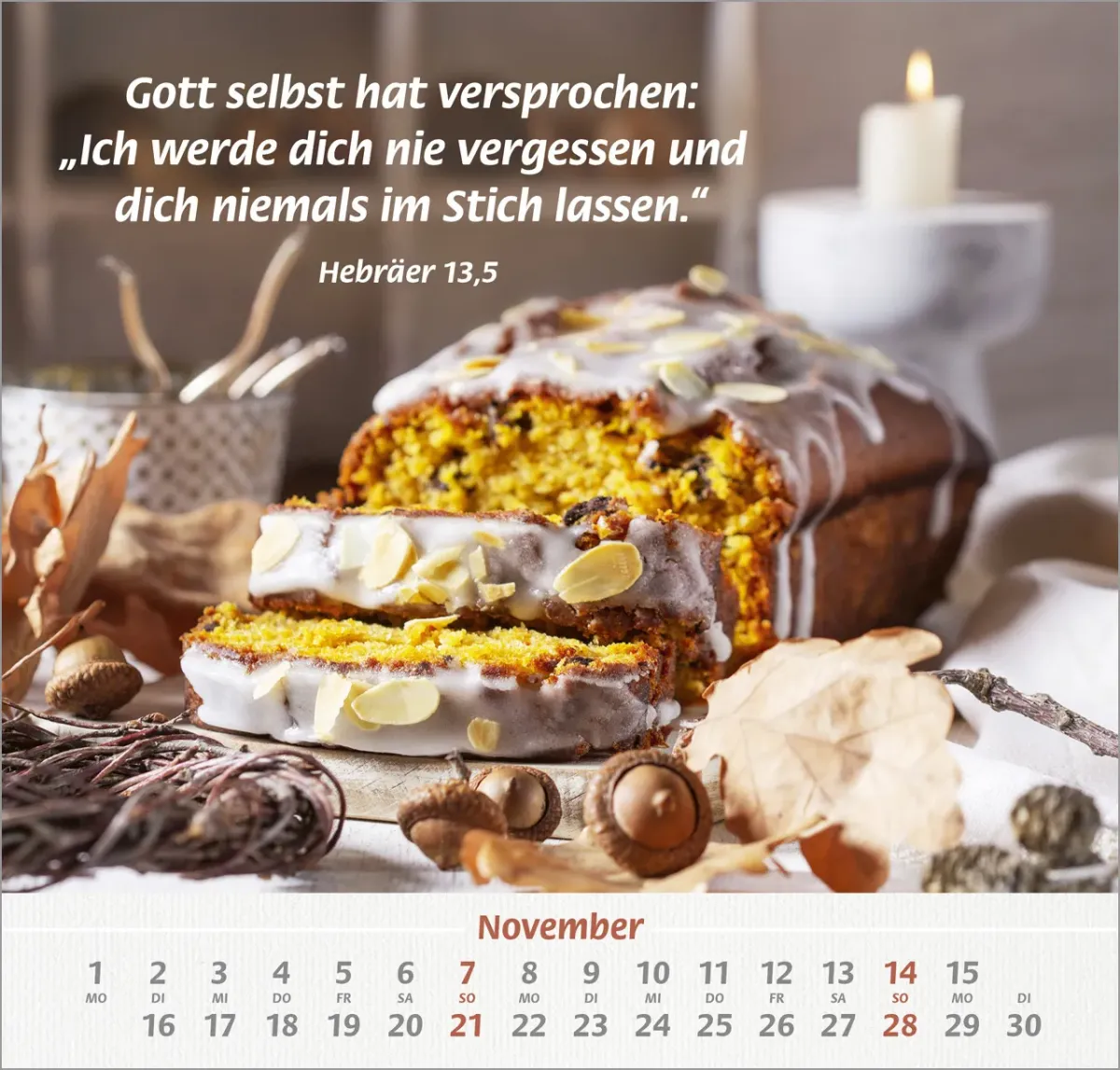 Denn Du bist bei mir - Wandkalender