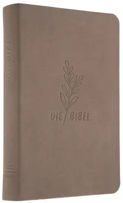 Schlachter 2000 Bibel - Taschenausgabe mit Parallelstellen, Rindsleder-Einband (flexibel), Taupe,...