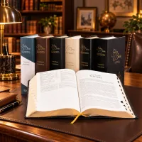 Bible d'étude Segond NEG MacArthur - couverture souple brun/beige, tranche or, onglets