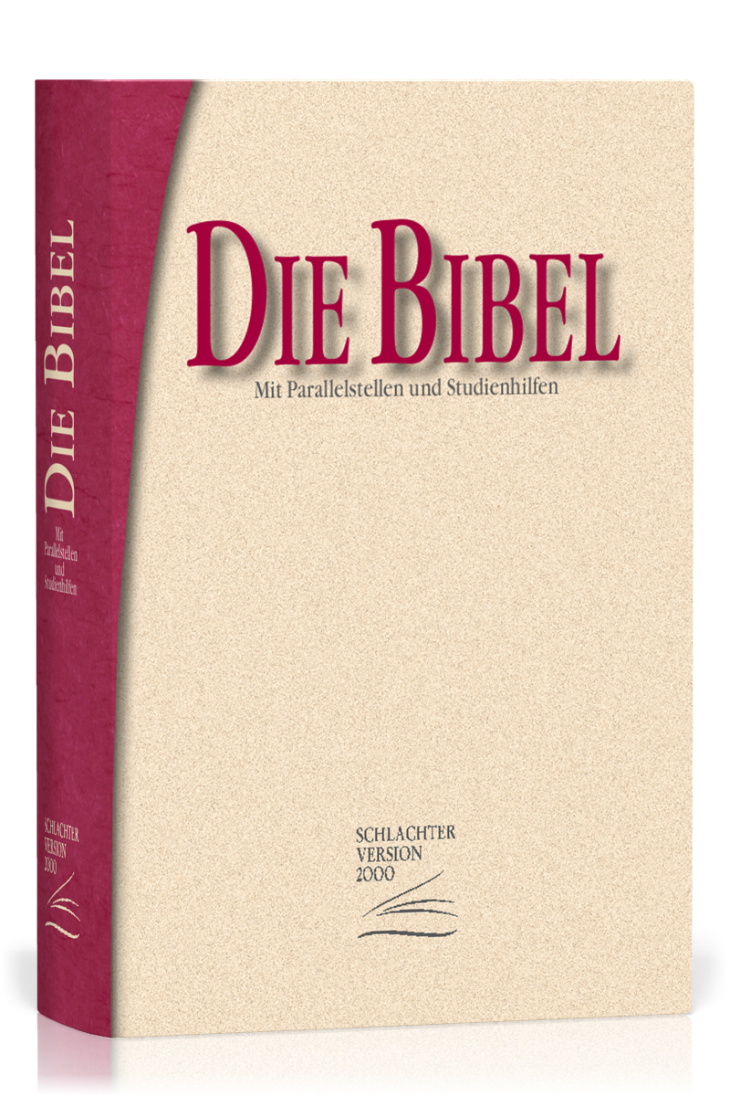 Allemand, Bible d'étude Schlachter 2000 - rigide imprimée