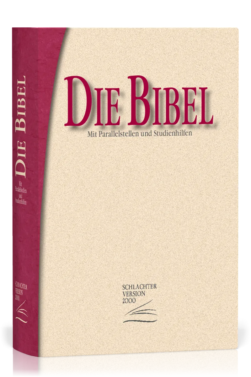 Allemand, Bible d'étude Schlachter 2000 - rigide imprimée