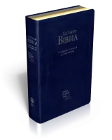 ITALIEN, BIBLE NR, THOMPSON, FIBROCUIR, NOIR, TR. OR ONGLETS