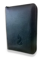 Bible Segond NEG, de poche, noire - couverture souple, fibrocuir, tranche or, avec zipper