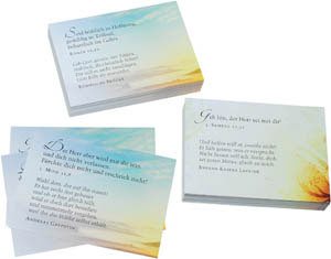 SPRUCHKÄRTCHEN SERIE VERTRAUEN - BIBELWORTE 2