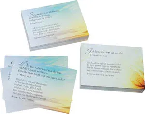 SPRUCHKÄRTCHEN SERIE VERTRAUEN - BIBELWORTE 2