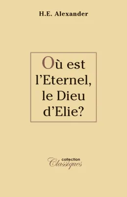 Où est l'éternel, le Dieu d'Elie? - Pdf