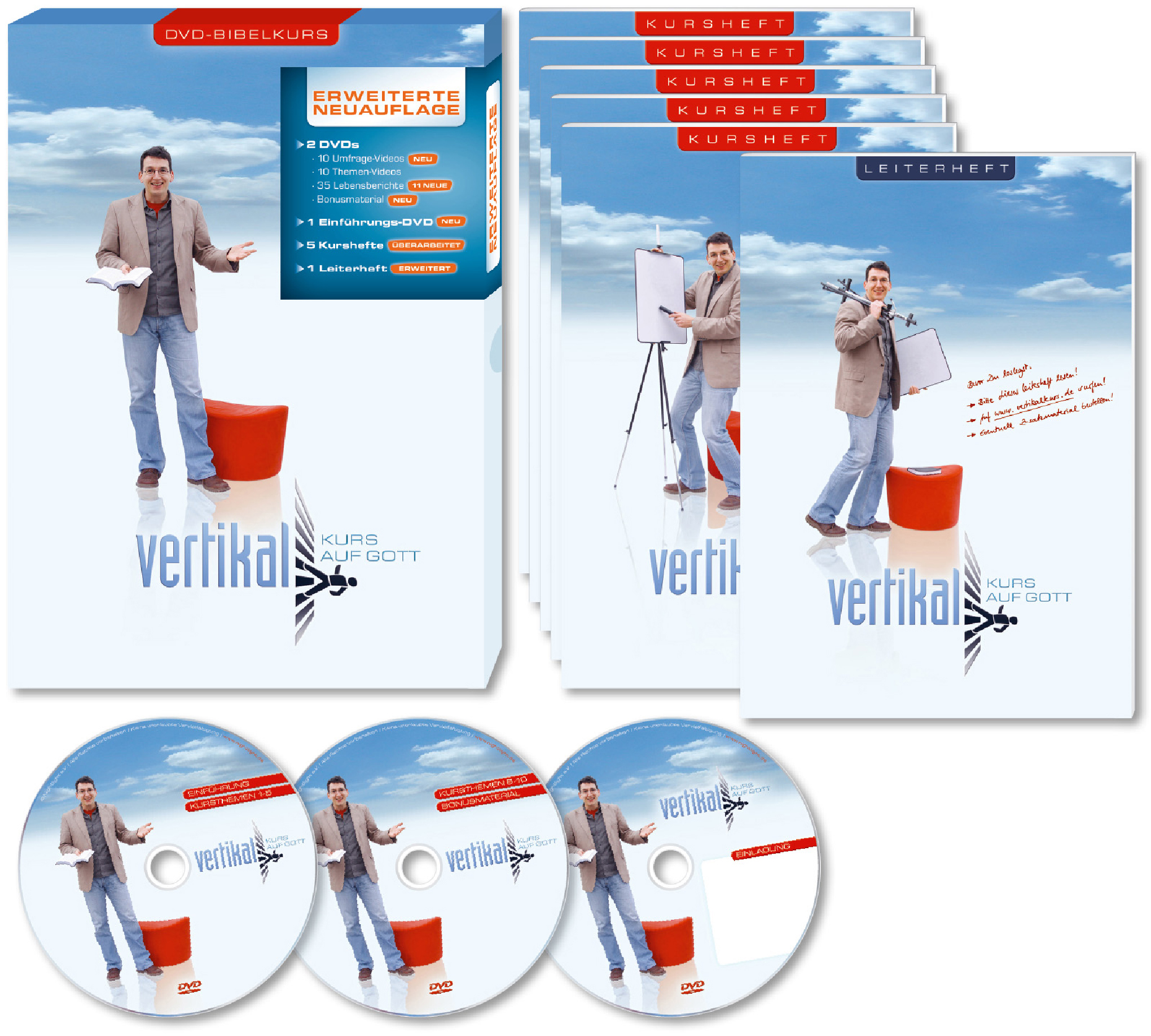VERTIKAL - Kurs auf Gott - Paket mit DVD, Arbeits- und Leiterheft