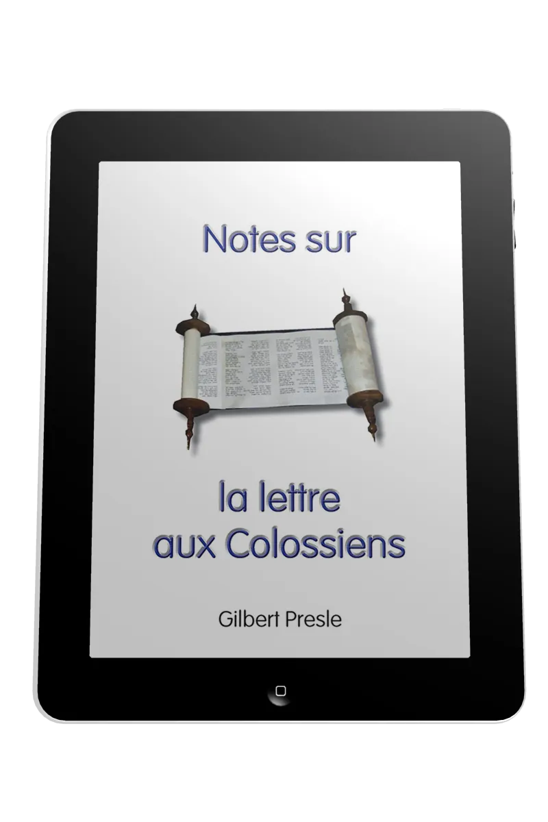 Notes sur la lettre aux Colossiens - Ebook