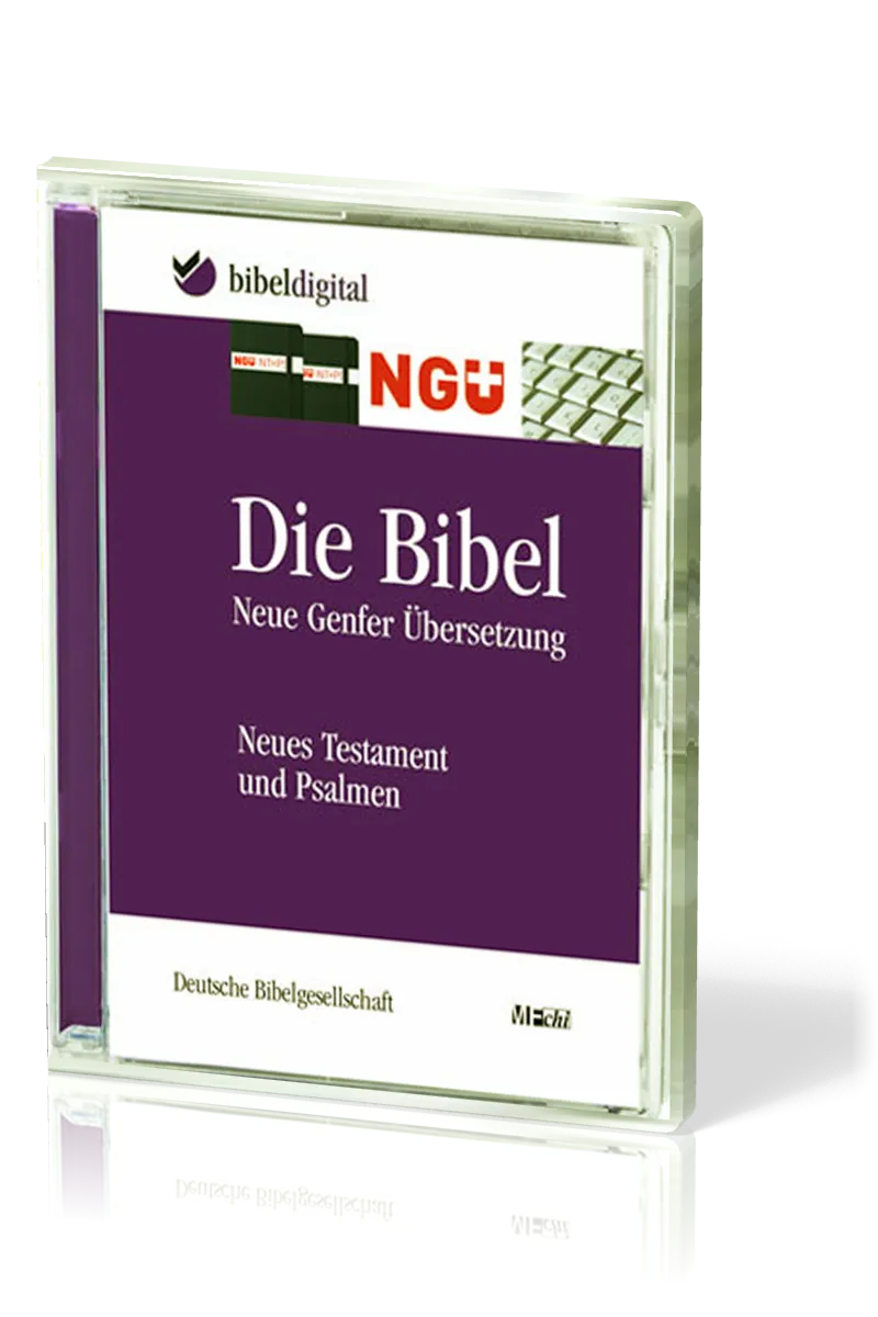 NEUE GENFER ÜBERSETZUNG BIBEL DIGITAL NT & PSALMEN, CD-ROM