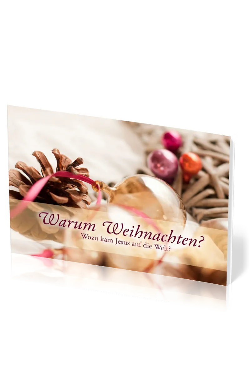Warum Weihnachten? - Wozu kam Jesus auf die Welt?