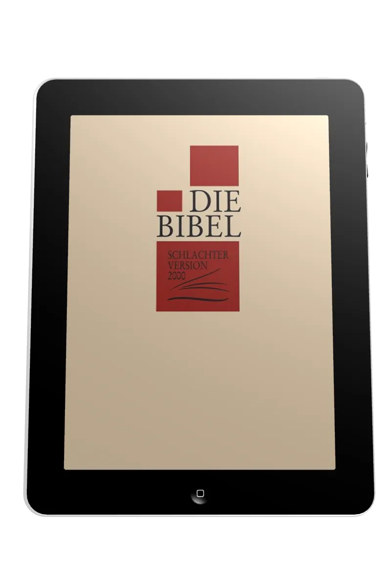 ALLEMAND, BIBLE SCHLACHTER 2000 "CLASSIQUE" - ePub