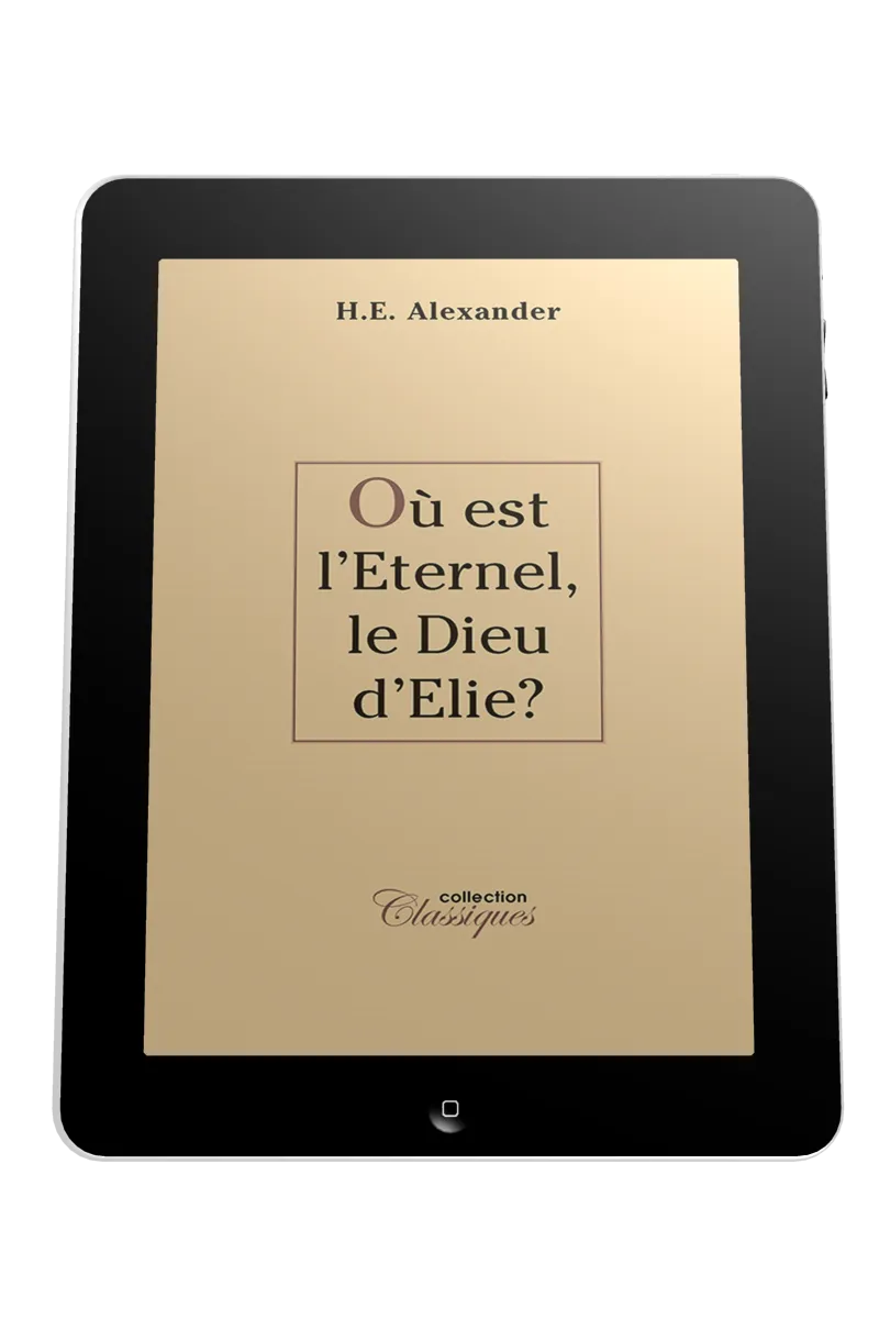 Où est l'éternel, le Dieu d'Elie? - ePub