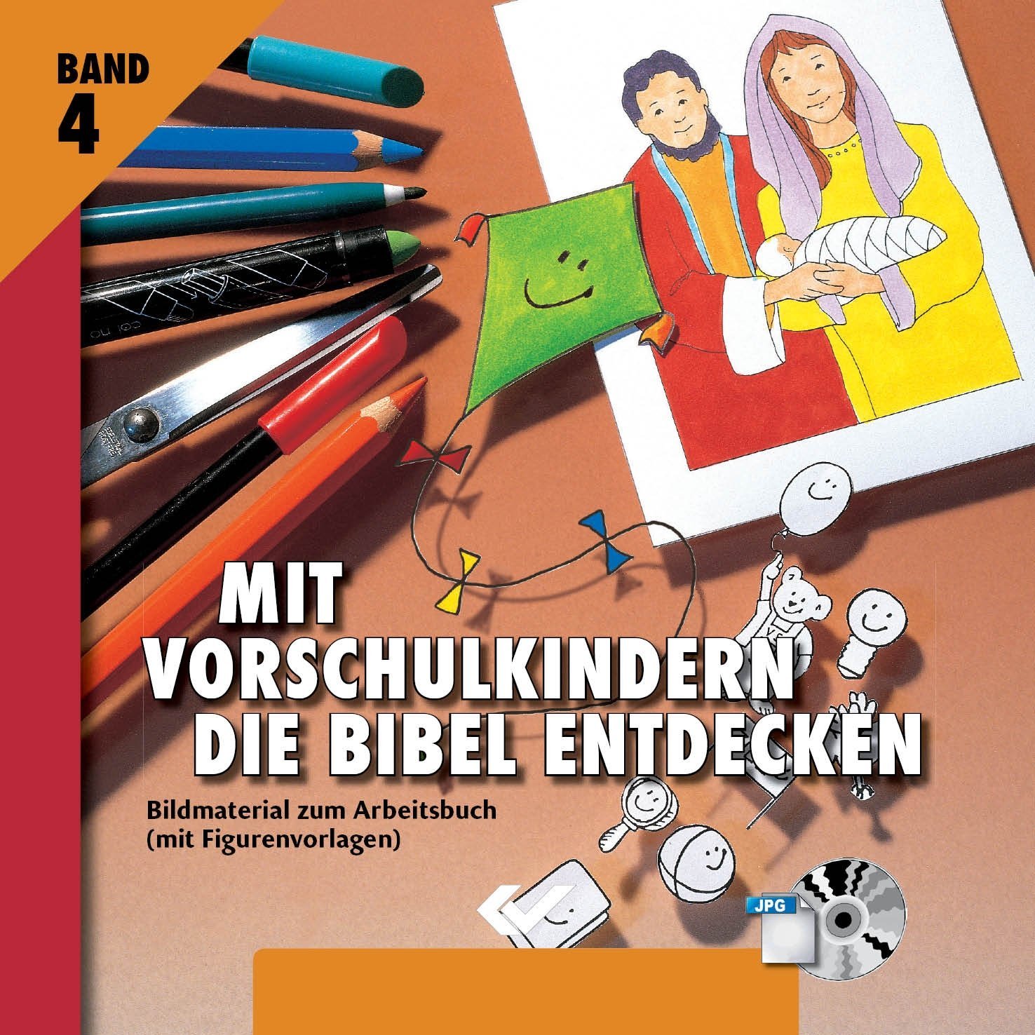 Mit Vorschulkindern die Bibel entdecken - Bildmaterial zum Arbeitsbuch (mit Figurenvorlagen) - Band 4 - CD ROM