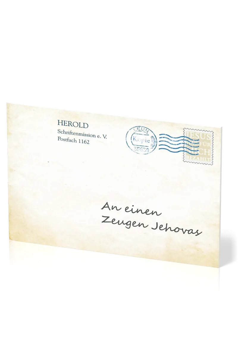 An einen Zeugen Jehovas
