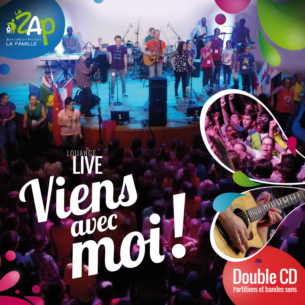 VIENS AVEC MOI ! [2CD 2014] LOUANGE LIVE (PARTITIONS ET BANDES SONS)