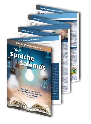DIE SPRÜCHE SALOMOS LEPORELLO-STUDIENFALTKARTE