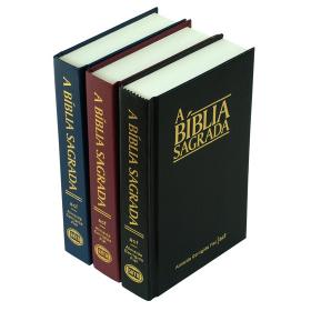 Portugais, Bible Almeida du Brésil, Révisée et Corrigée, noire