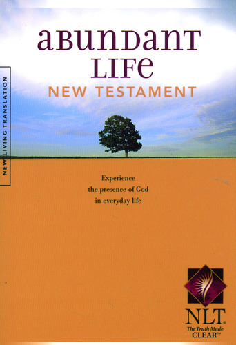 Anglais, Nouveau Testament New Living Translation Aboundant Life, broché
