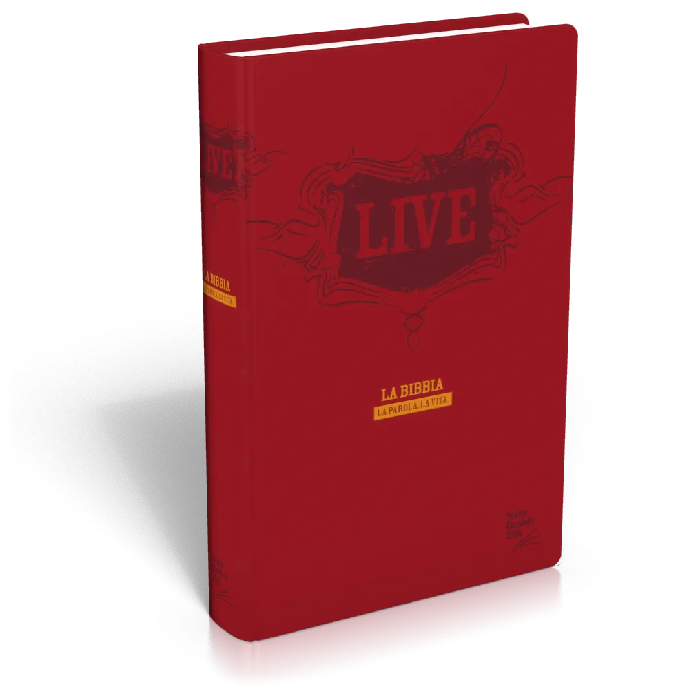 Italien, Bible Live NR 2006, souple vivella rouge [Nuova Riveduta 2006]