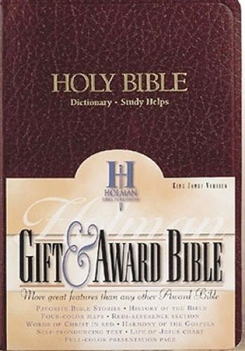 Anglais, Bible King James Version, gift & award, bordeaux
