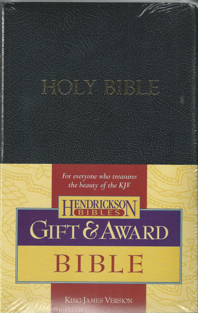 Anglais, Bible, King James Version, KJV, similicuir, noire, Gift & Award