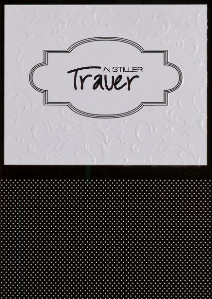 Faltkarten mit Umschlag Trauer Grafik