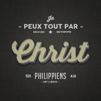 Tableau en métal - «Je peux tout…»