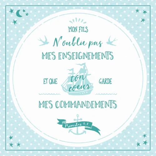 Tableau en métal - «Mon fils n'oublie pas…»