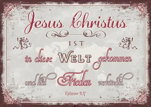 Pk Jesus Christus ist in die Welt. 12 Stück - Postkarte