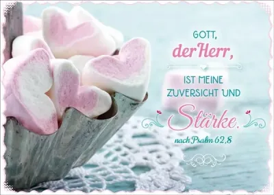 PK NOSTALGIE ZUCKERHERZEN 12 STÜCK - POSTKARTE