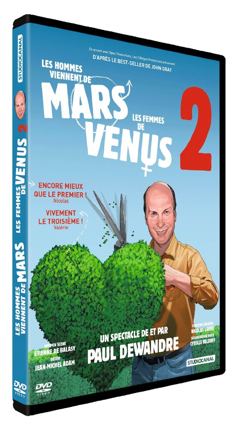 LES HOMMES VIENNENT DE MARS, LES FEMMES DE VENUS-DVD-VOL.2 - SPECTACLE, ONE MAN SHOW