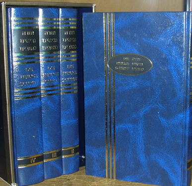 HEILIGE SCHRIFT, HEBREW-ALLEMAND 4 LIVRE