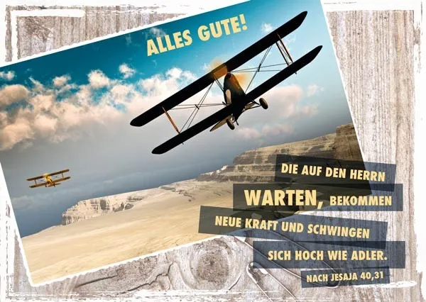 PK ALLES GUTE DOPPELDECKER, 12 STÜCK - POSTKARTE