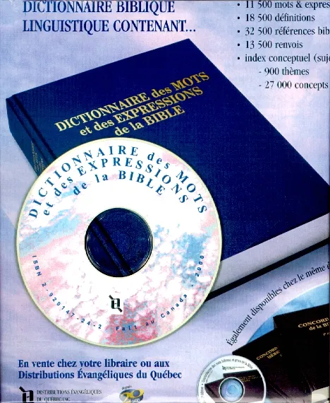Dictionnaire des mots et expressions de la Bible - CD-ROM