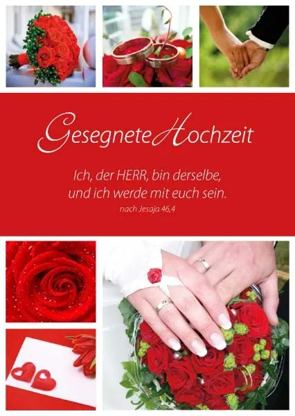 Faltkarte mit Umschlag Hochzeit Hände mit Ringen