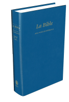 Bible avec notes de référence, Segond 21, bleue - couverture rigide, skyvertex