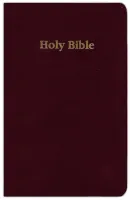 Anglais, Bible KJV, cuir, bordeaux