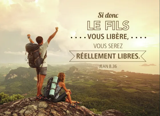Magnet « Si donc le Fils vous libère […] » - Jn 8.36